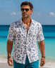 Coastal Mariner Doodle Men's Breathable Shirt