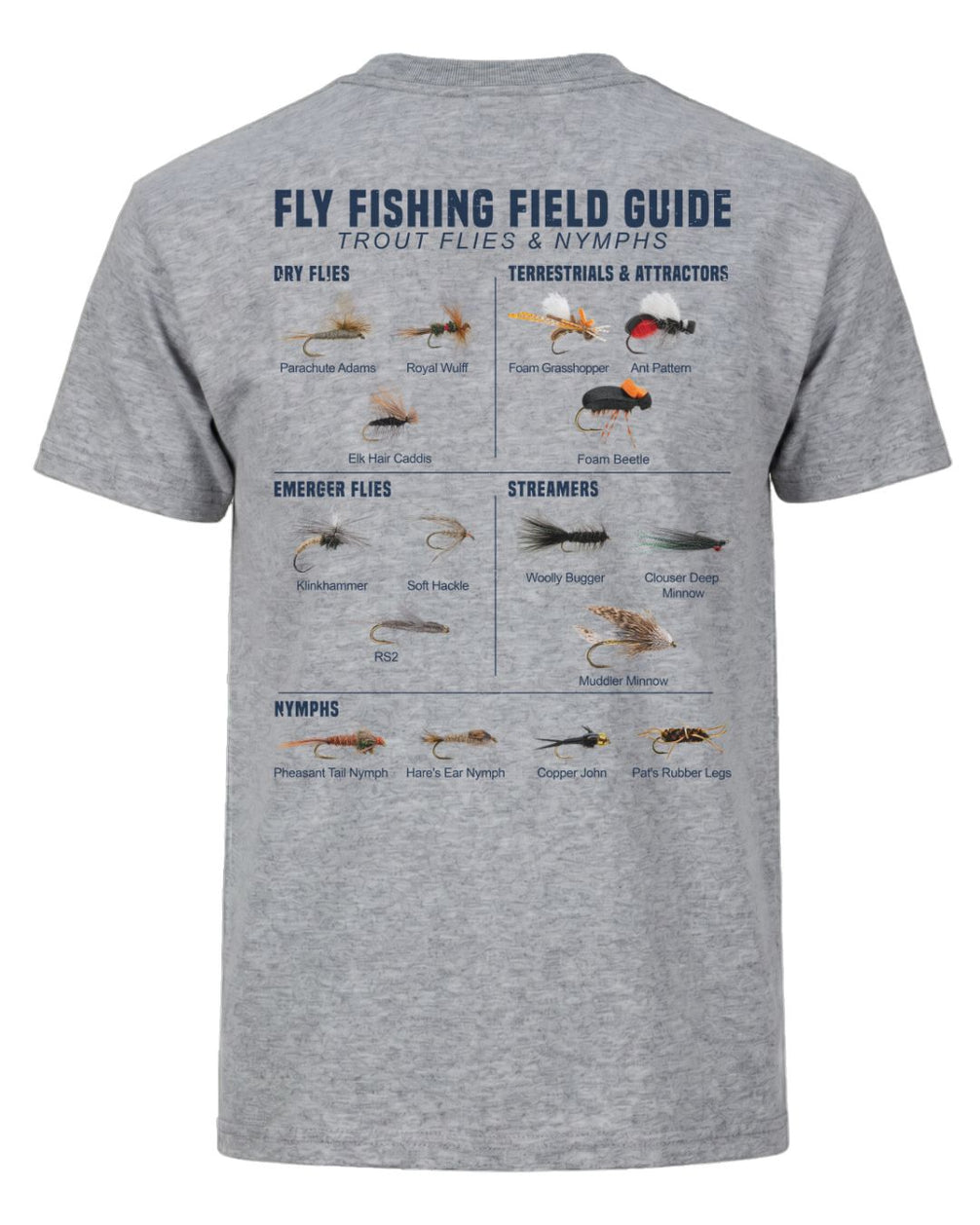 Fly Fishing Field Guide T-shirt