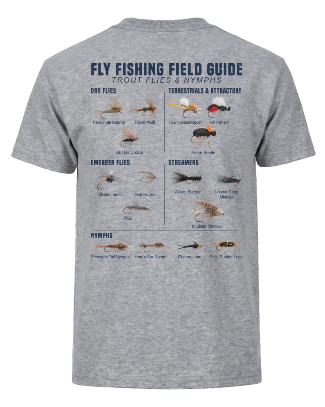 Fly Fishing Field Guide T-shirt