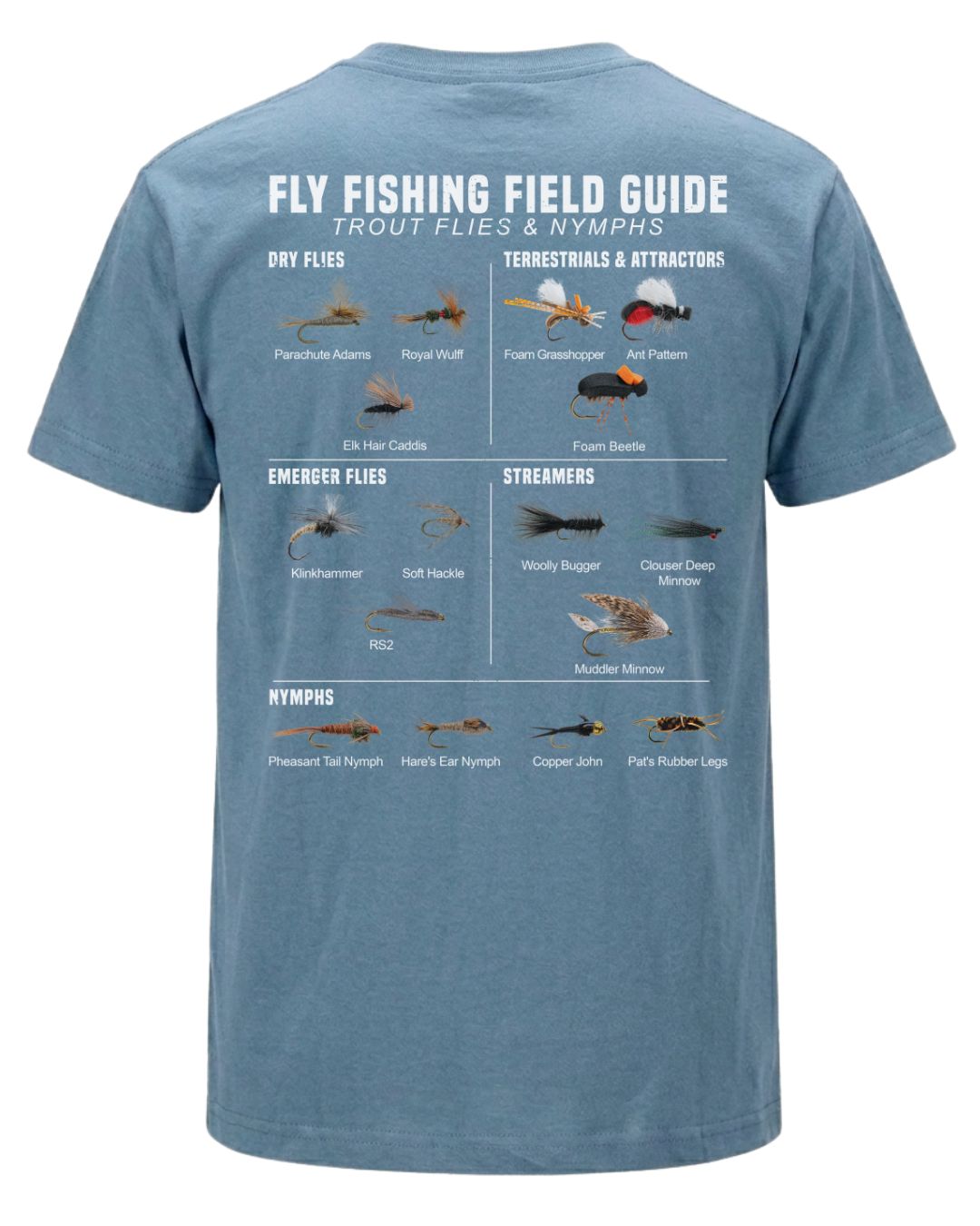 Fly Fishing Field Guide T-shirt