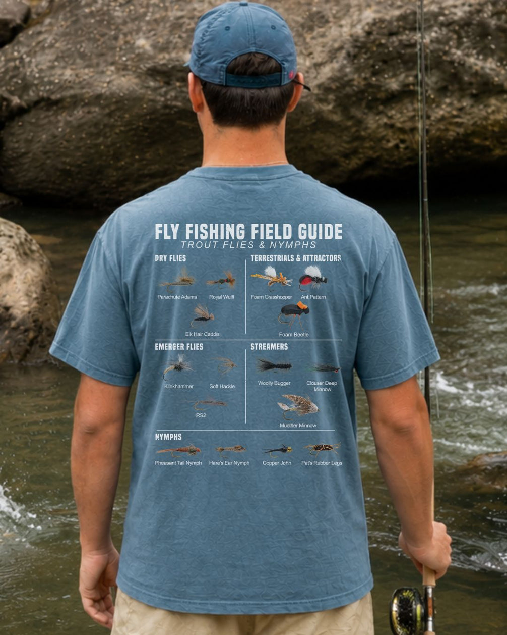 Fly Fishing Field Guide T-shirt
