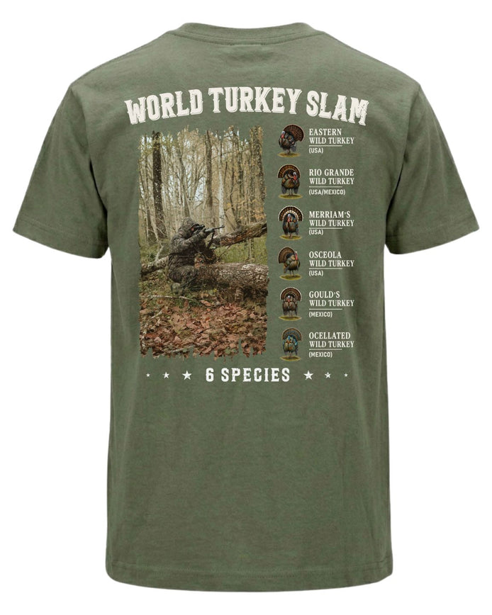 6 Species Turkey Slam T-shirt