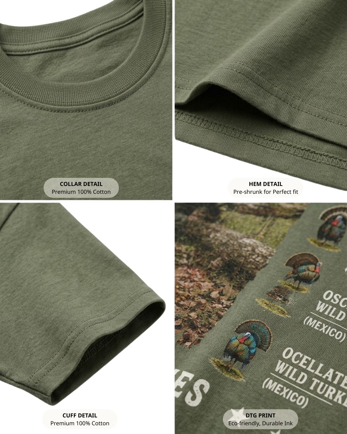 6 Species Turkey Slam T-shirt
