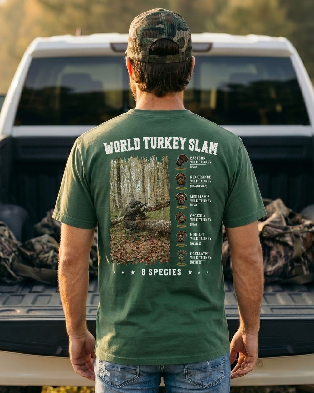 6 Species Turkey Slam T-shirt