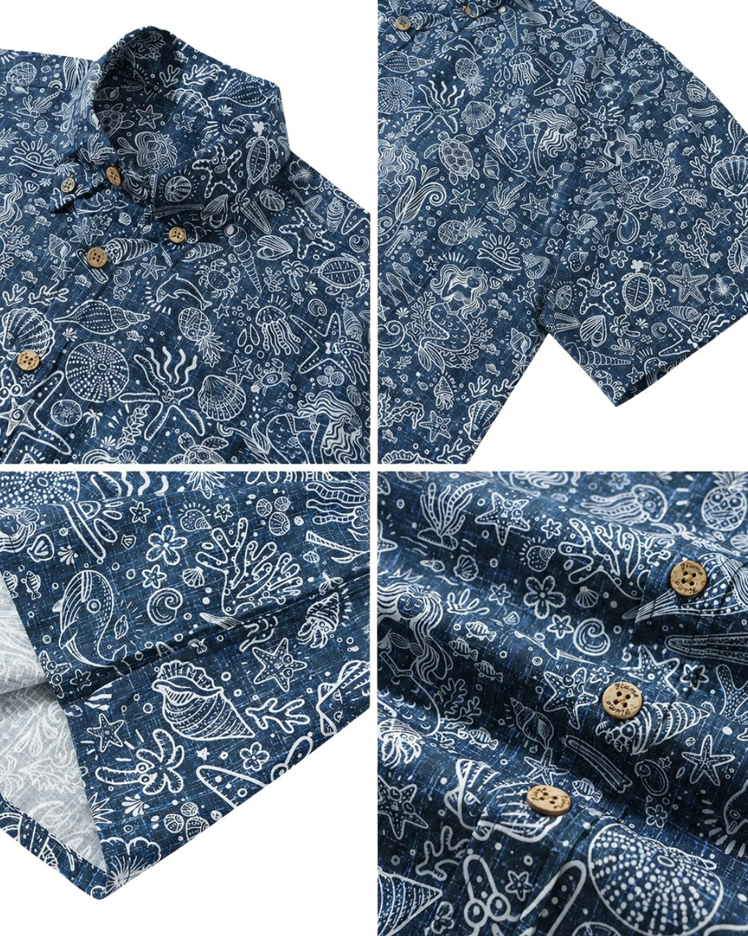 Deep Sea Marine Life Men's Breathable Shirt