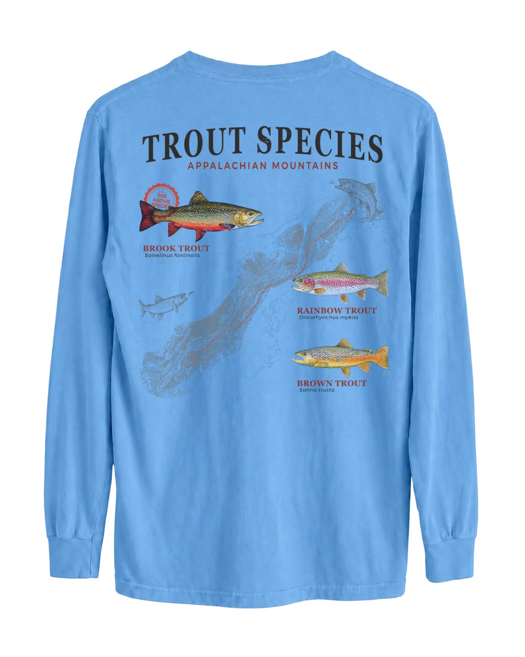 Trout Species Of The Appalachian Mountains Long-sleeve