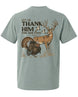Let Us Thank Him For Our Food POCKET tee