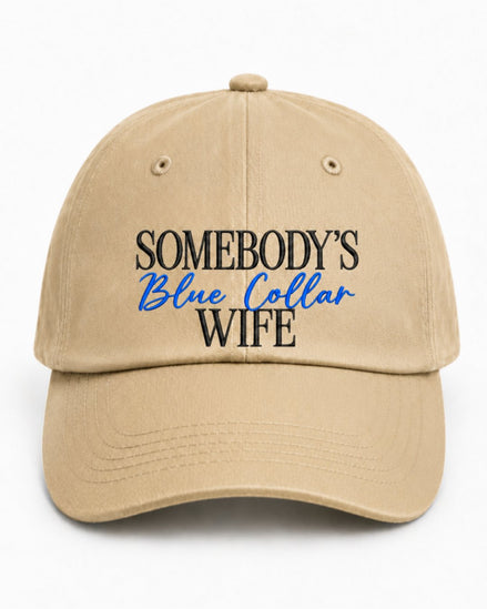 Blue Collar Couple Matching Embroidered Classic Hat