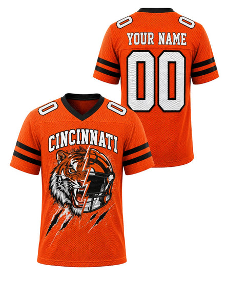 Personalized Name & Number Cincinnati Mascot Jersey Football