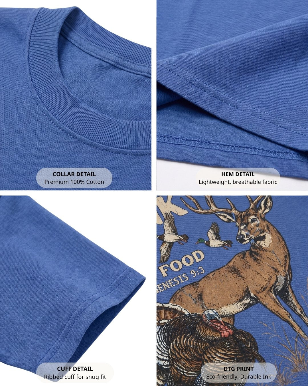 Let Us Thank Him For Our Food POCKET tee