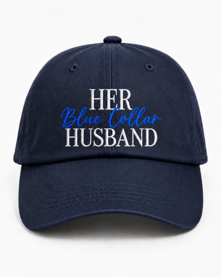 Blue Collar Couple Matching Embroidered Classic Hat