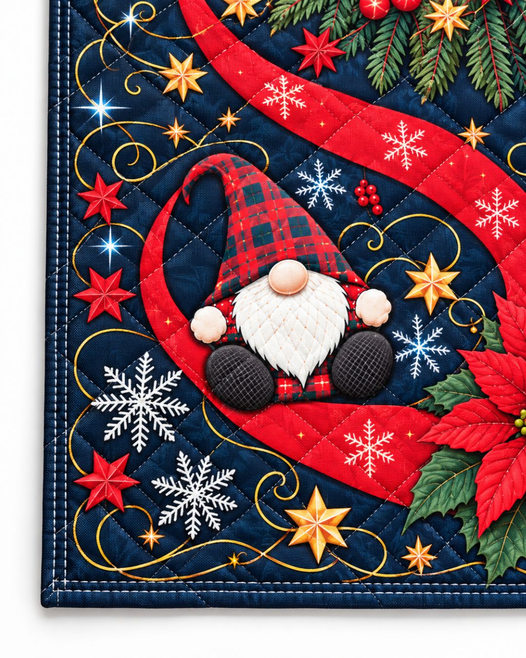 Midnight Way Christmas Characters Table Runner