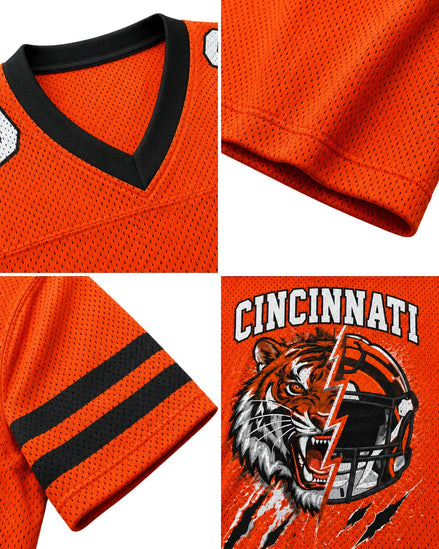 Personalized Name & Number Cincinnati Mascot Jersey Football