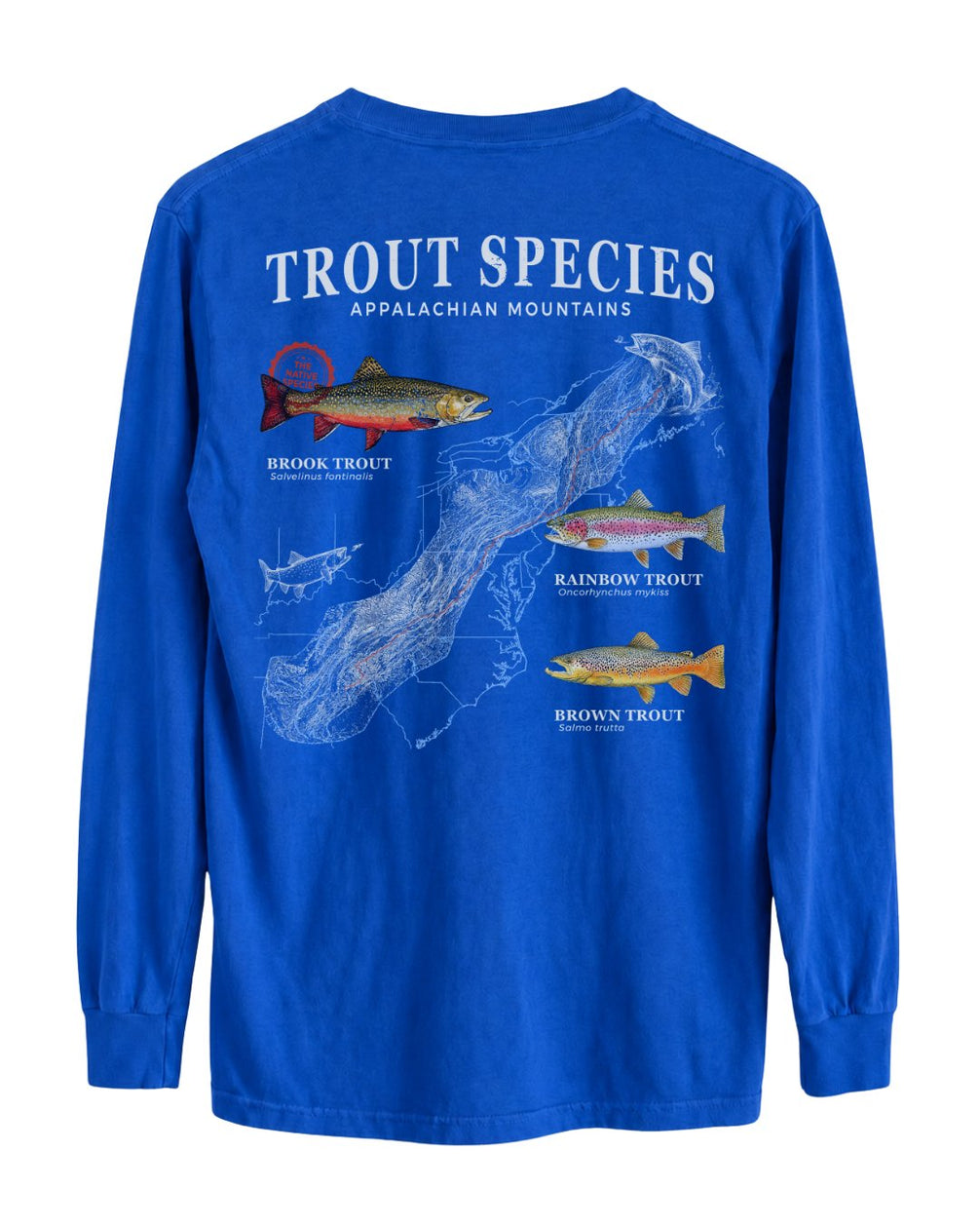 Trout Species Of The Appalachian Mountains Long-sleeve
