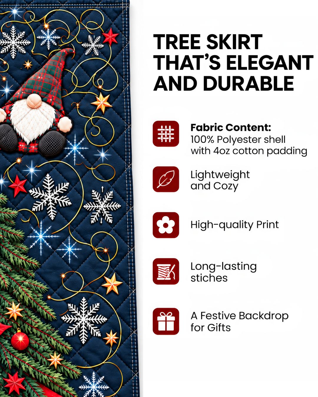 Midnight Way Christmas Characters Table Runner