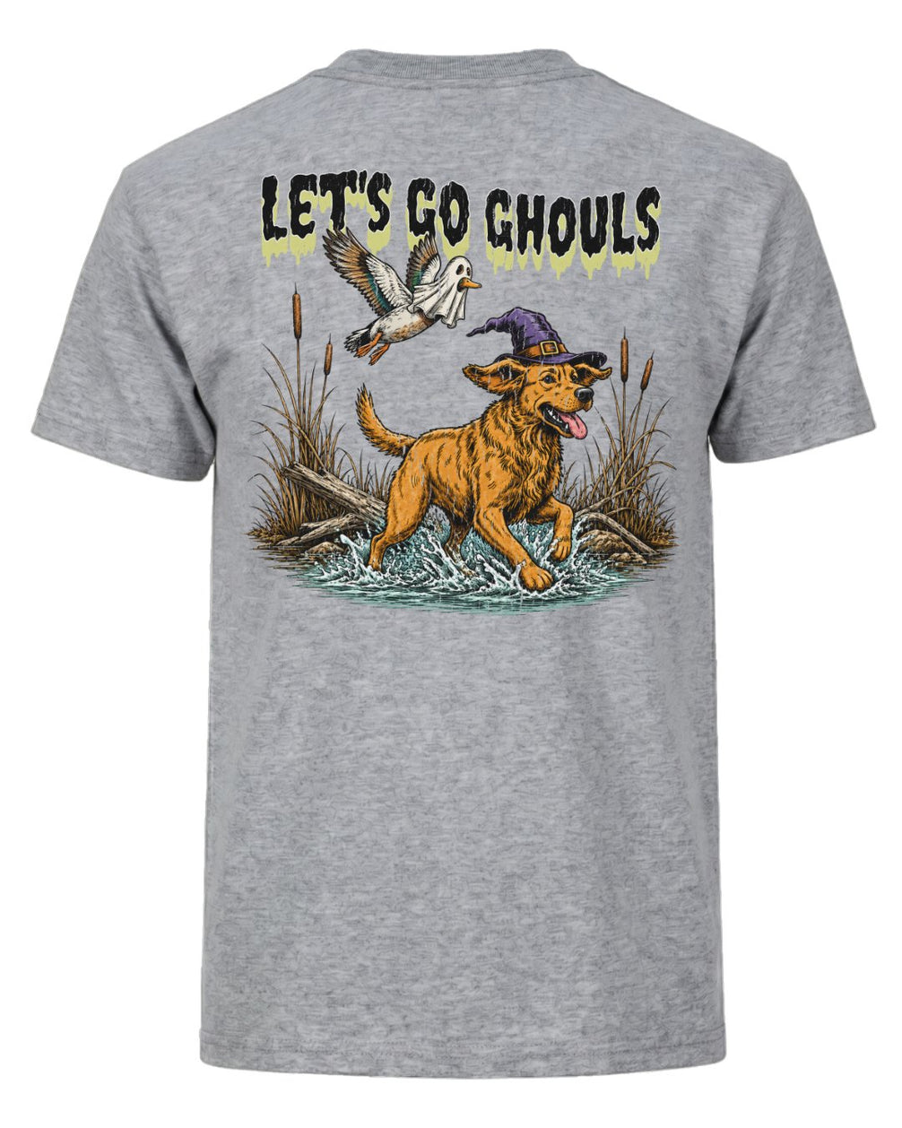 Let's Go Ghouls Bird Dog T-shirt