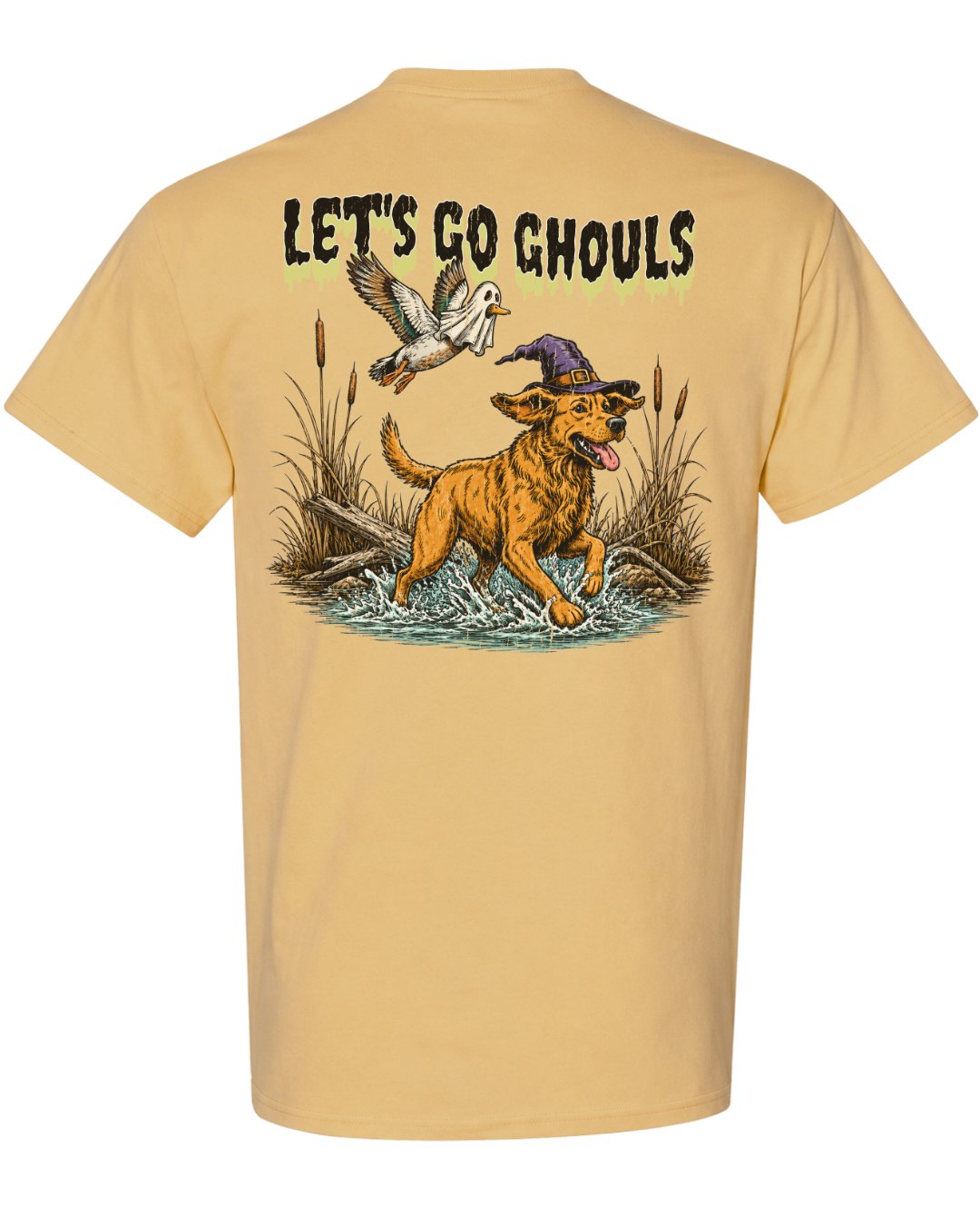 Let's Go Ghouls Bird Dog T-shirt