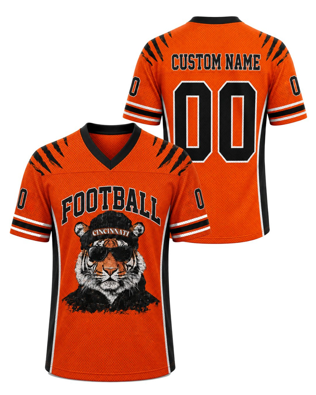 Personalized Name & Number Cincinnati Tiger Jersey Football
