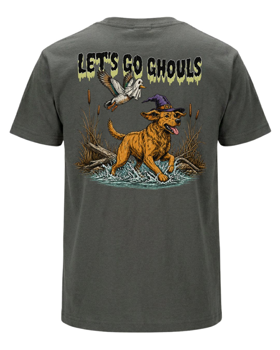 Let's Go Ghouls Bird Dog T-shirt