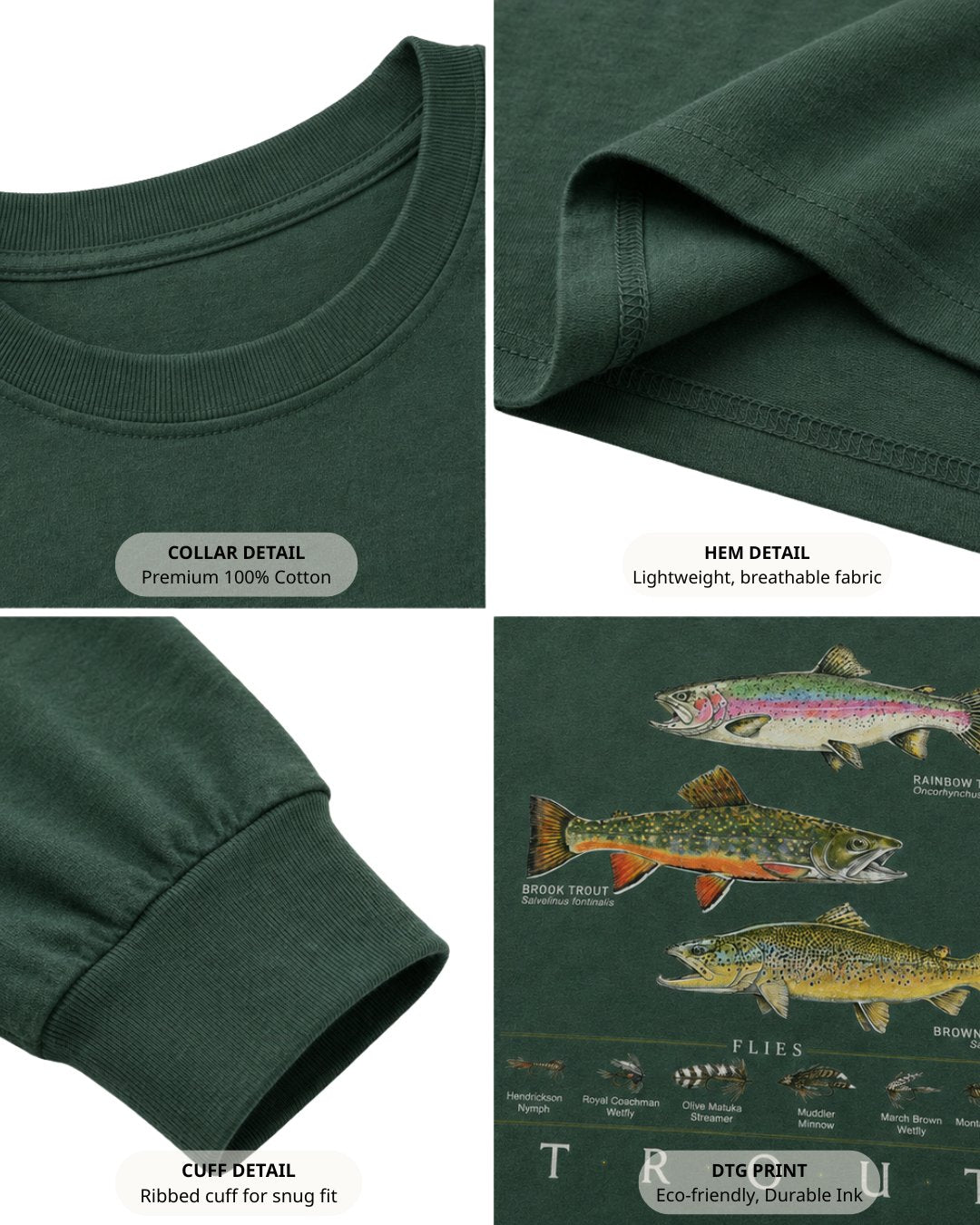 Match The Hatch Fly Fishing Long-sleeve