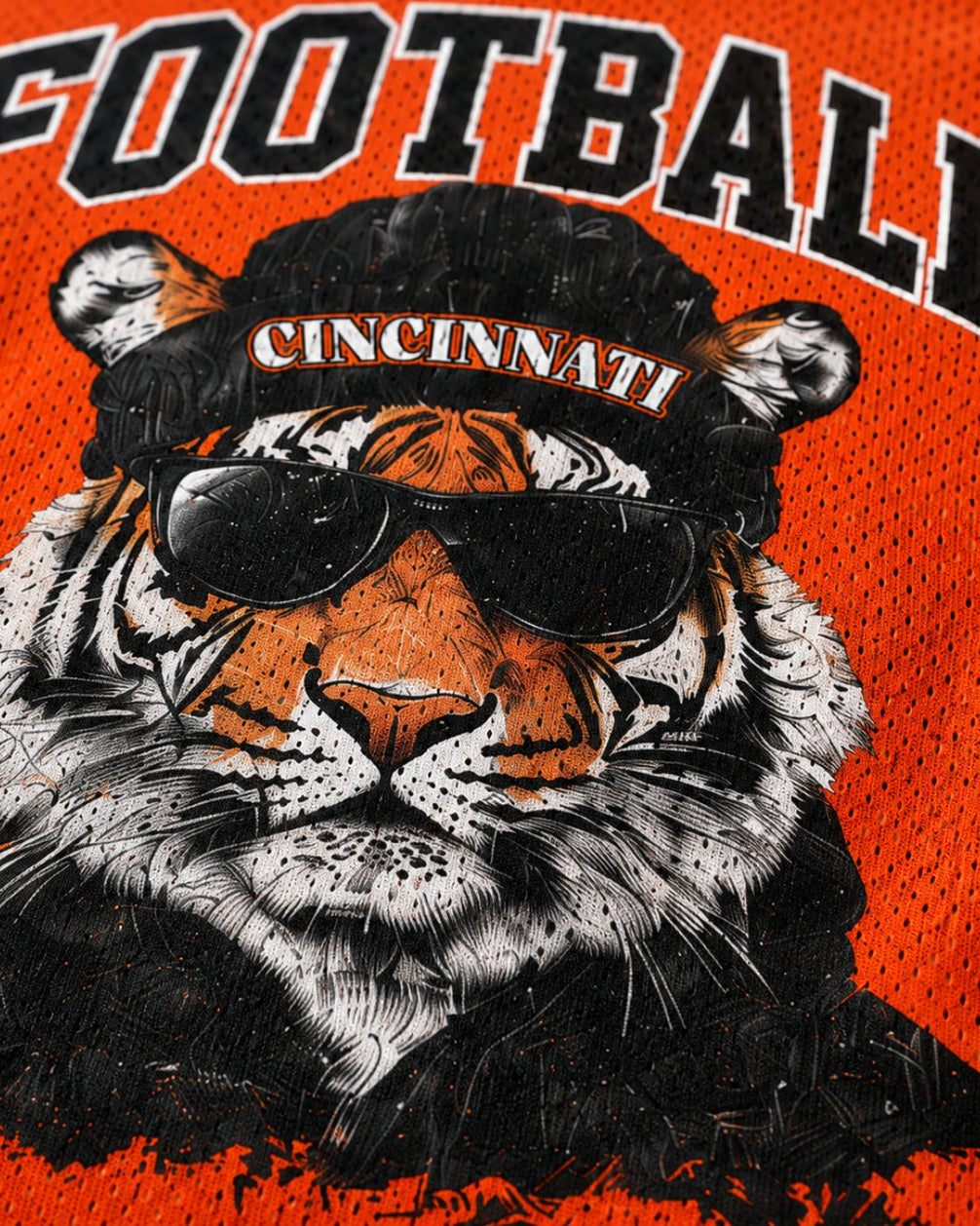 Personalized Name & Number Cincinnati Tiger Jersey Football