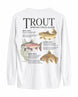 Trout Species Field Guide Long-sleeve