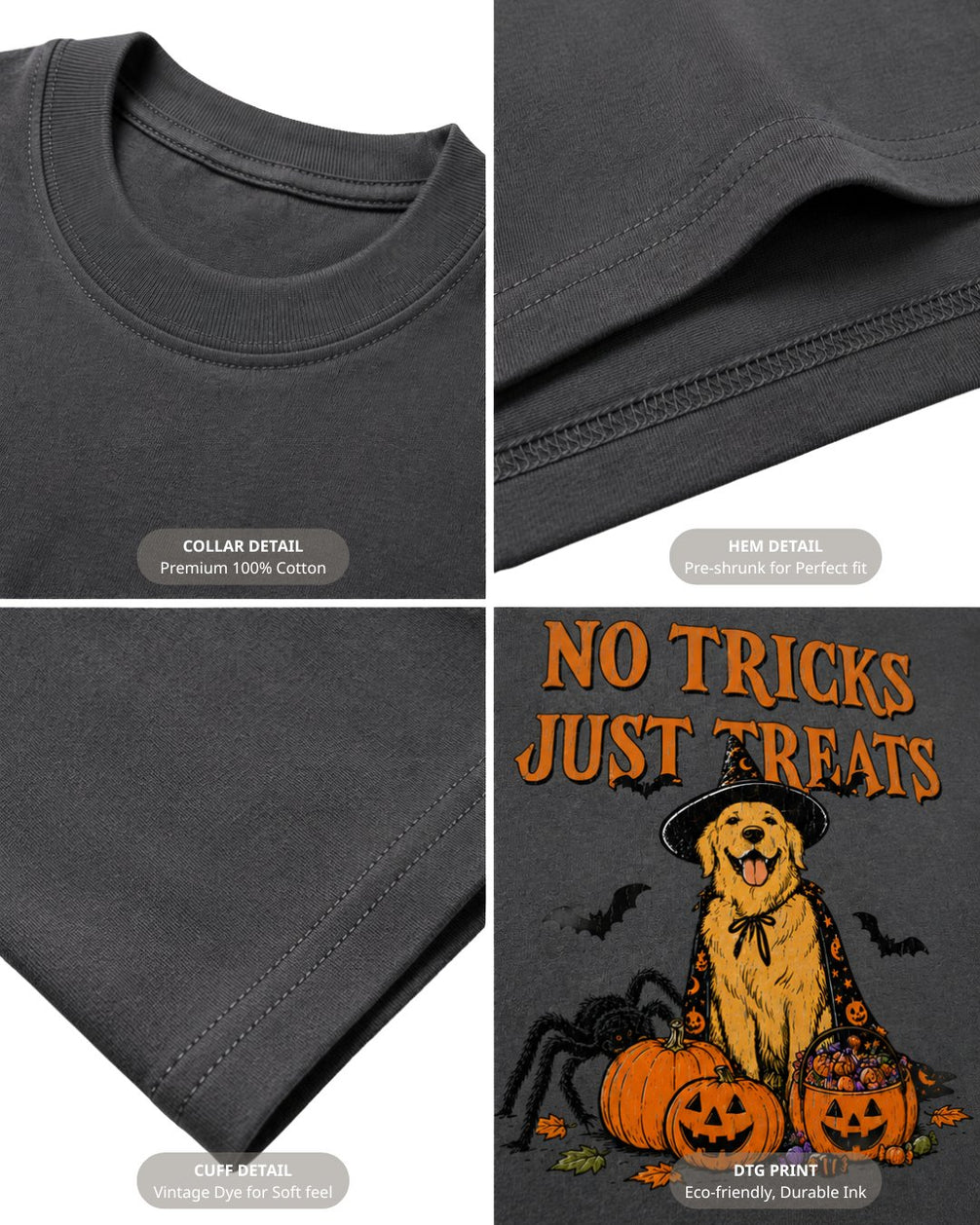 No Tricks Just Treats Labrador Dog T-shirt