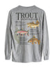 Trout Species Field Guide Long-sleeve