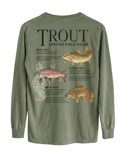 Trout Species Field Guide Long-sleeve