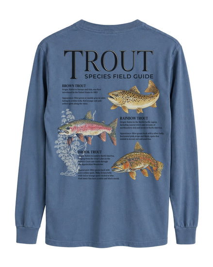 Trout Species Field Guide Long-sleeve