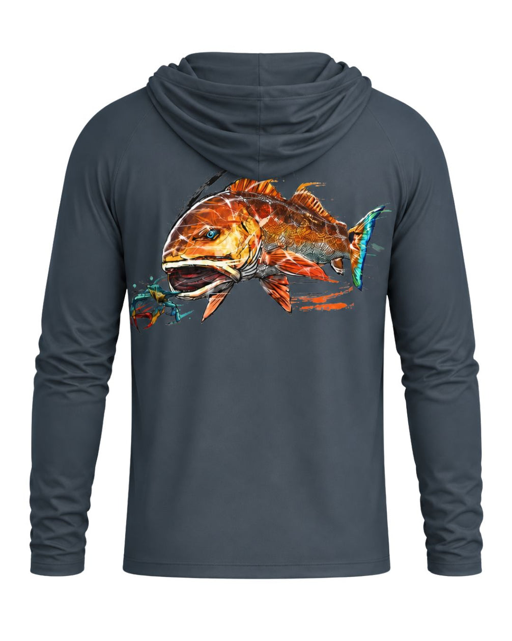 Inshore Red Drum Fishing Sun Protection Hoodie