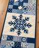 Winter Patchwork Snowflake Table Runner