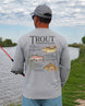 Trout Species Field Guide Long-sleeve