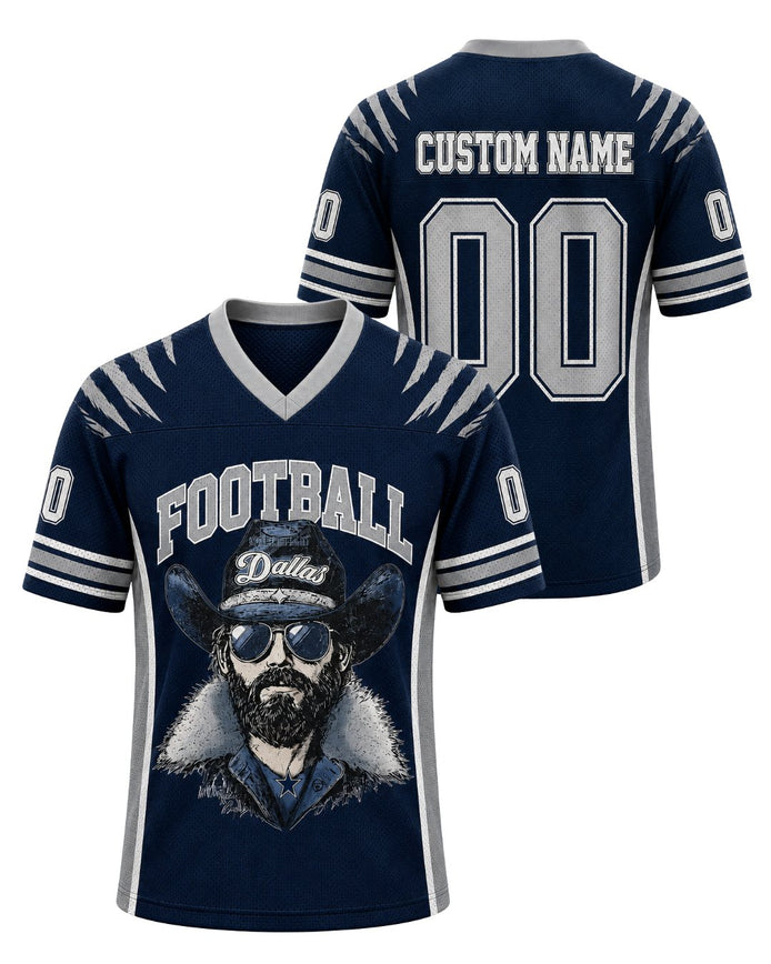 Personalized Name & Number Dallas Cowboy Jersey Football