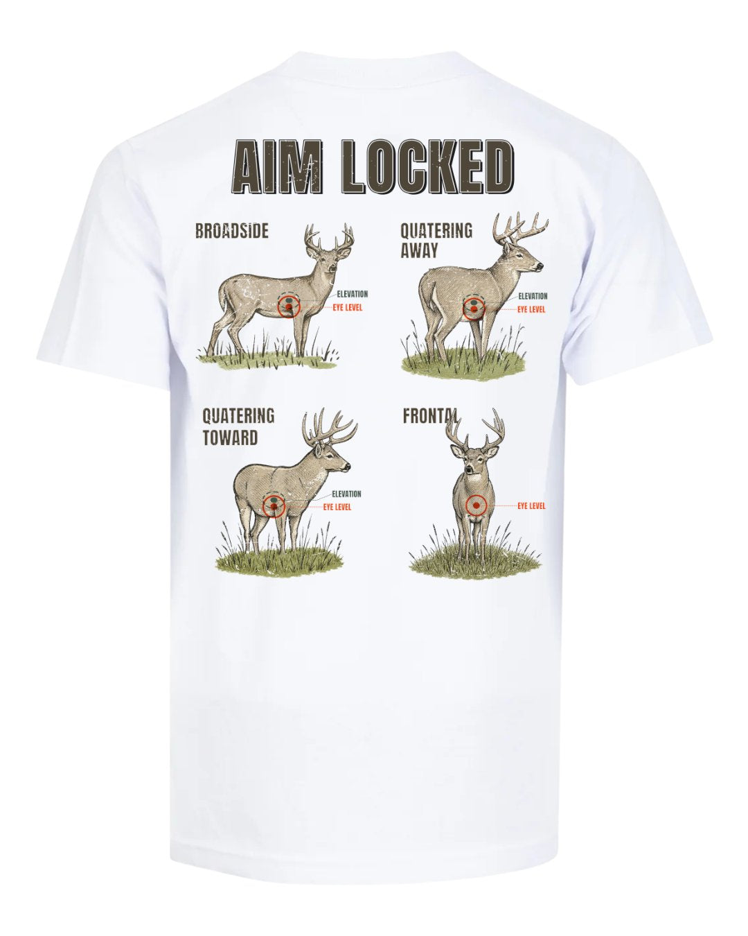 Aim Locked Whitetail Deer Hunting T-shirt