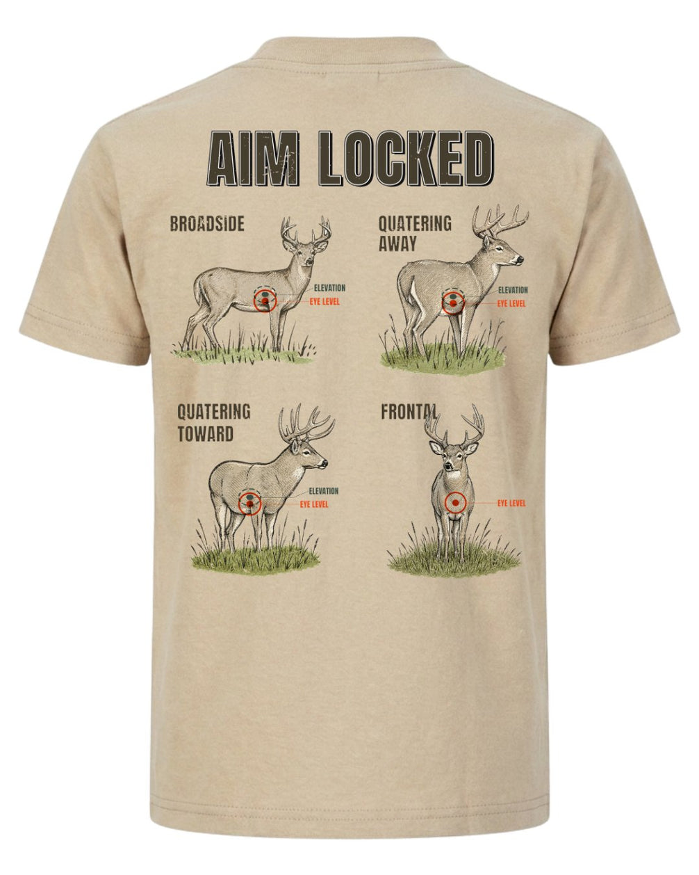 Aim Locked Whitetail Deer Hunting T-shirt