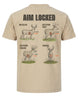 Aim Locked Whitetail Deer Hunting T-shirt