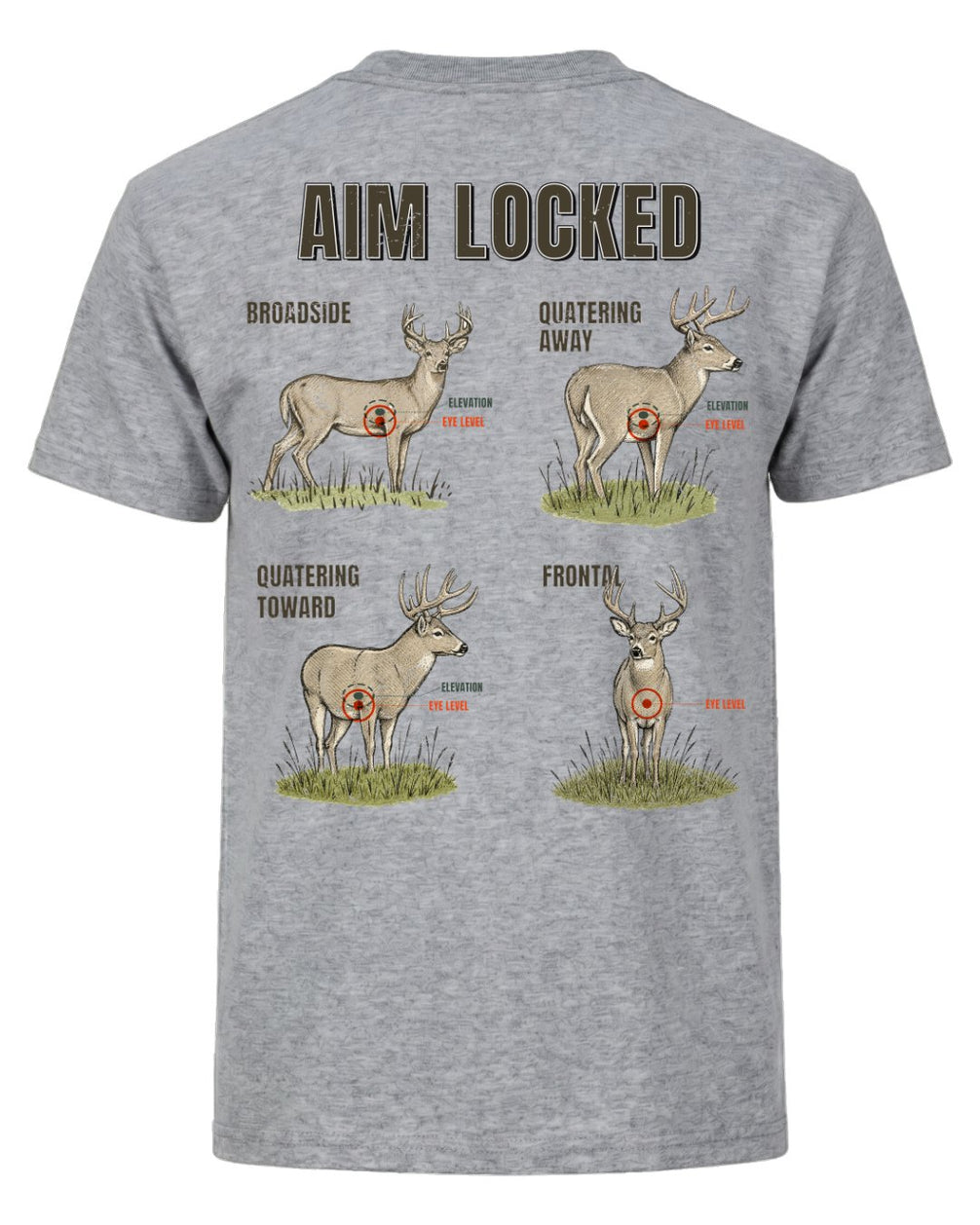 Aim Locked Whitetail Deer Hunting T-shirt