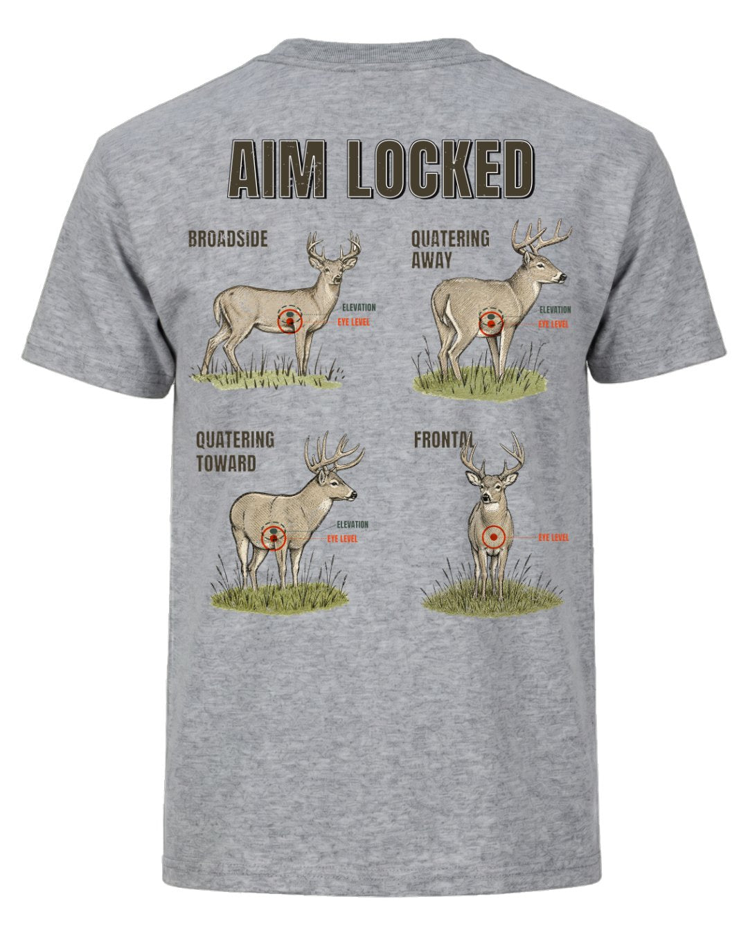 Aim Locked Whitetail Deer Hunting T-shirt