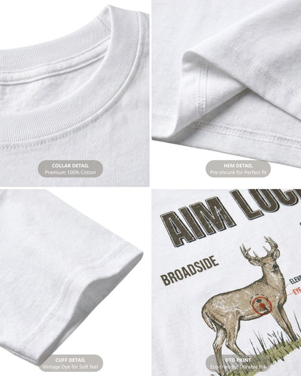 Aim Locked Whitetail Deer Hunting T-shirt