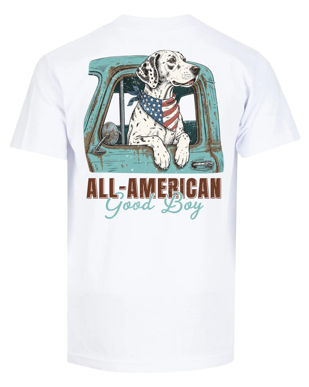 All-American Good Boy Dalmatian Dog T-shirt