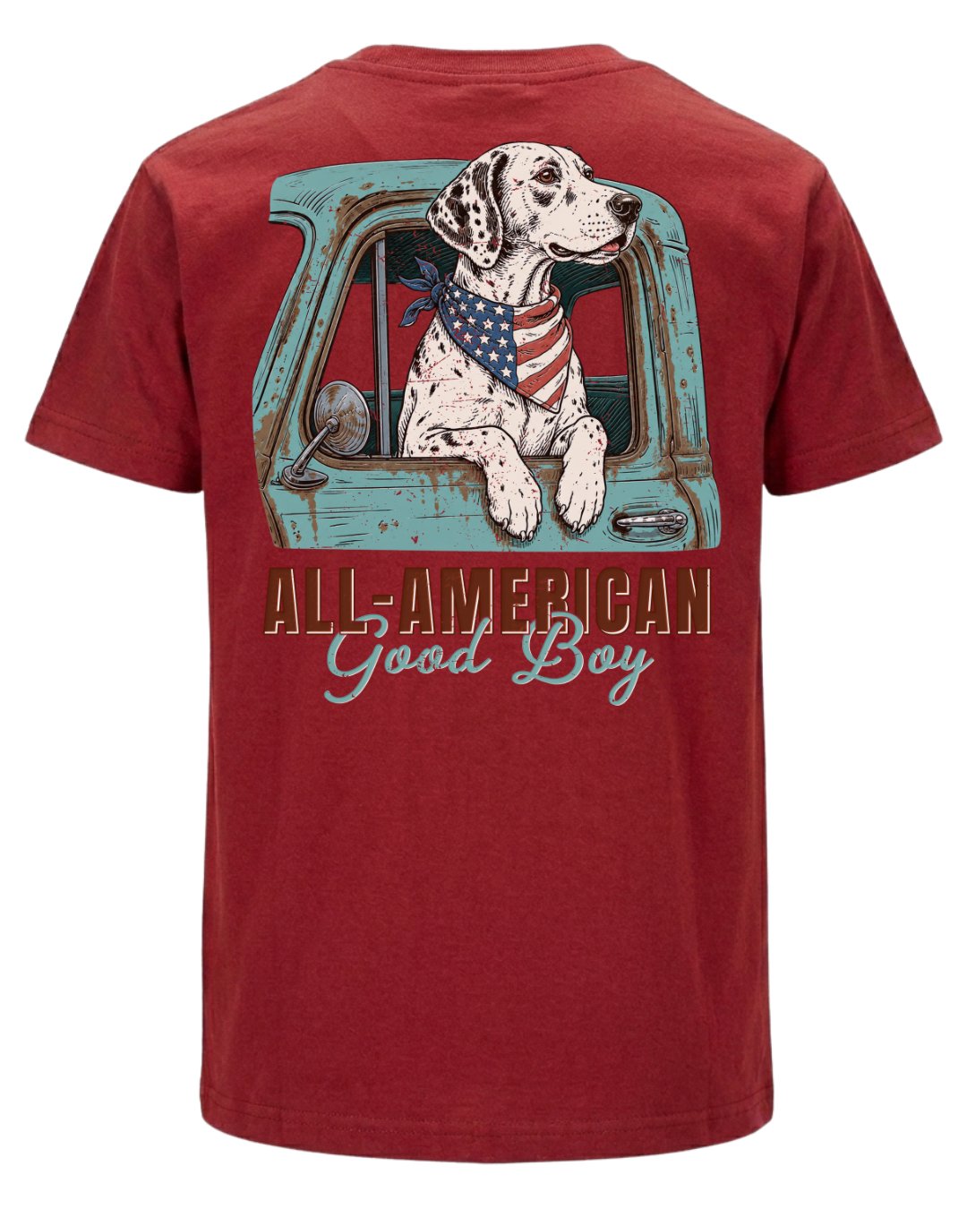 All-American Good Boy Dalmatian Dog T-shirt
