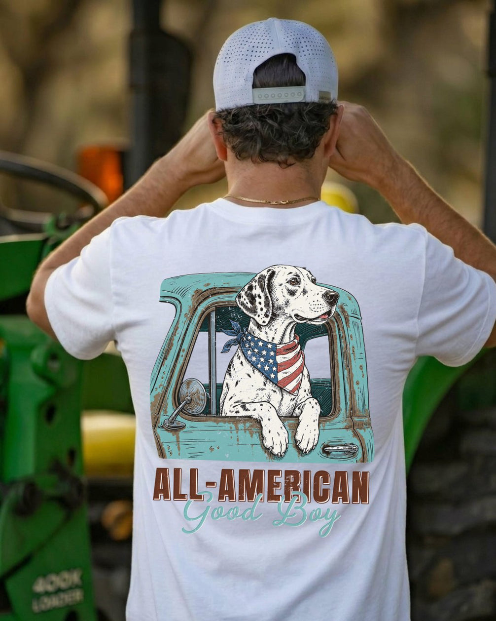 All-American Good Boy Dalmatian Dog T-shirt