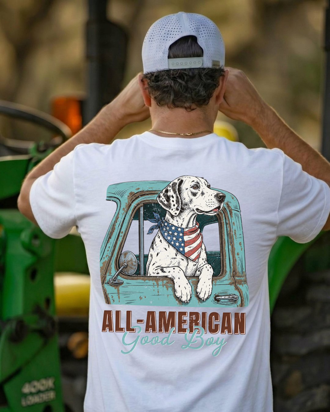 All-American Good Boy Dalmatian Dog T-shirt