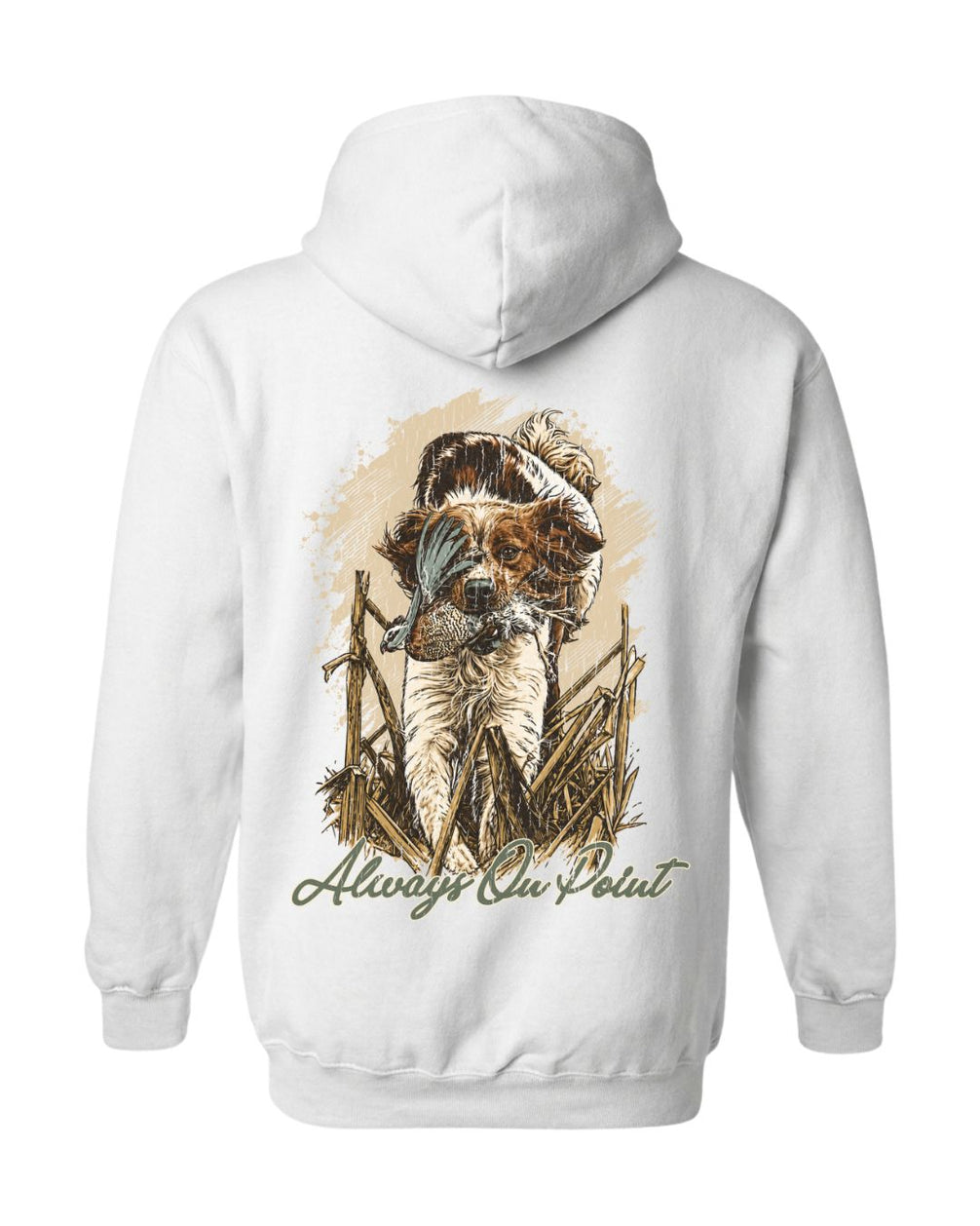 Always On Point Brittany Dog Hoodie