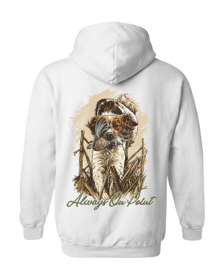 Always On Point Brittany Dog Hoodie
