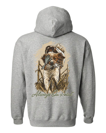Always On Point Brittany Dog Hoodie