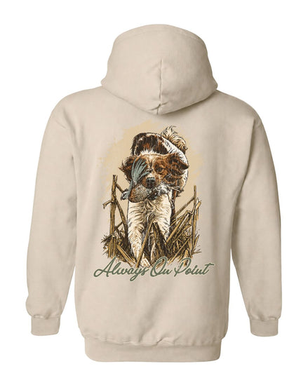 Always On Point Brittany Dog Hoodie
