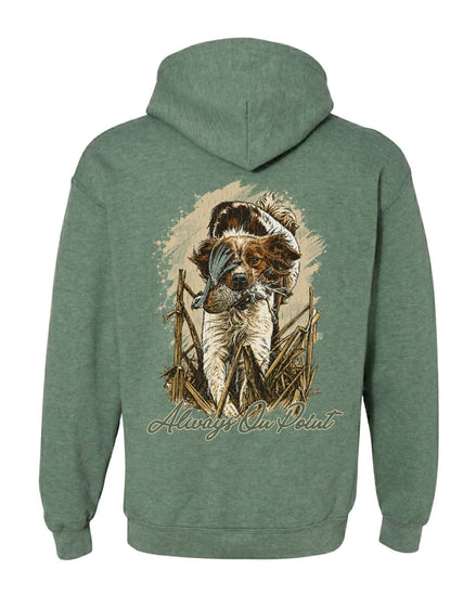 Always On Point Brittany Dog Hoodie