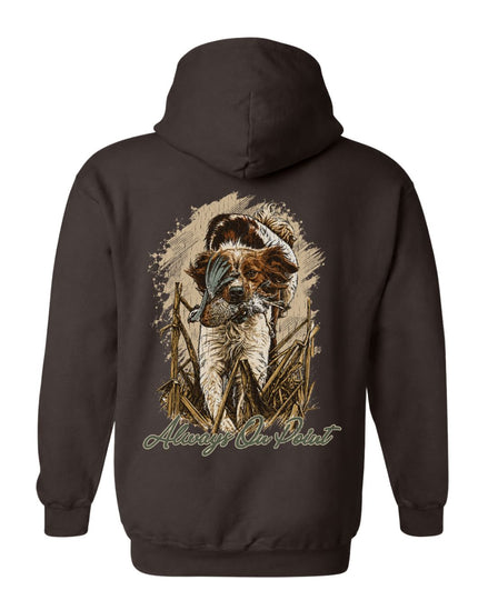Always On Point Brittany Dog Hoodie